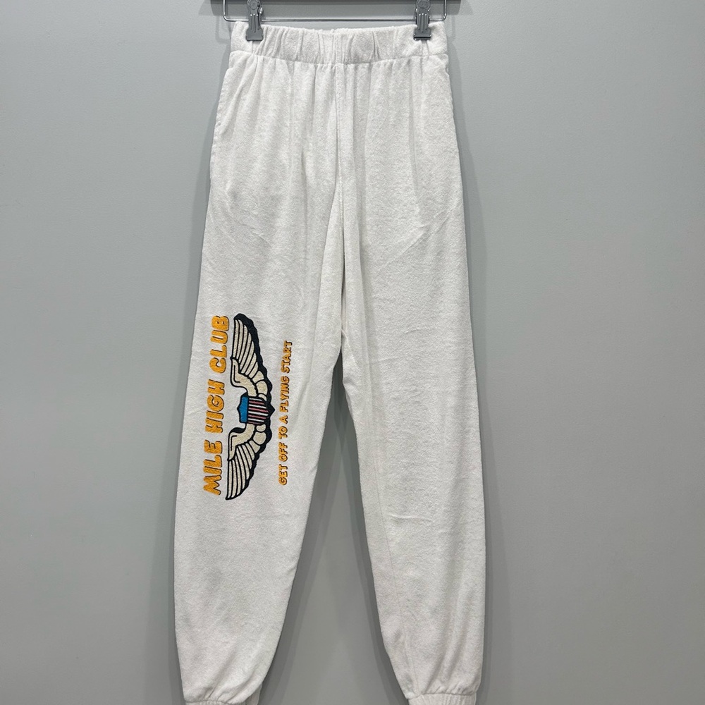 Boys Lie White Terry Sweatpants